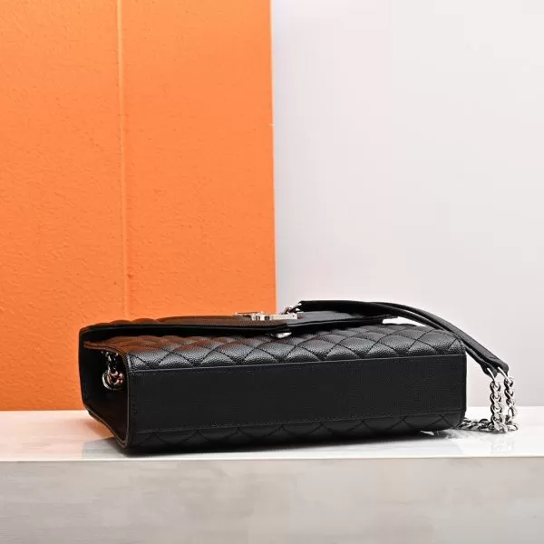YSL ENVELOPE MEDIUM IN QUILTED GRAIN DE POUDRE EMBOSSED LEATHER - Image 6