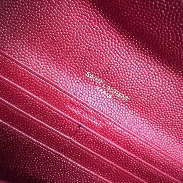 YSL CASSANDRE MATELASS? LARGE FLAP WALLET IN GRAIN DE POUDRE LEATHER - Image 6