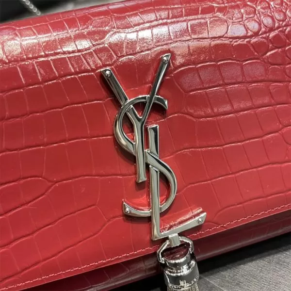 YSL KATE EMBOSSED SHOULDER BAG - Image 7