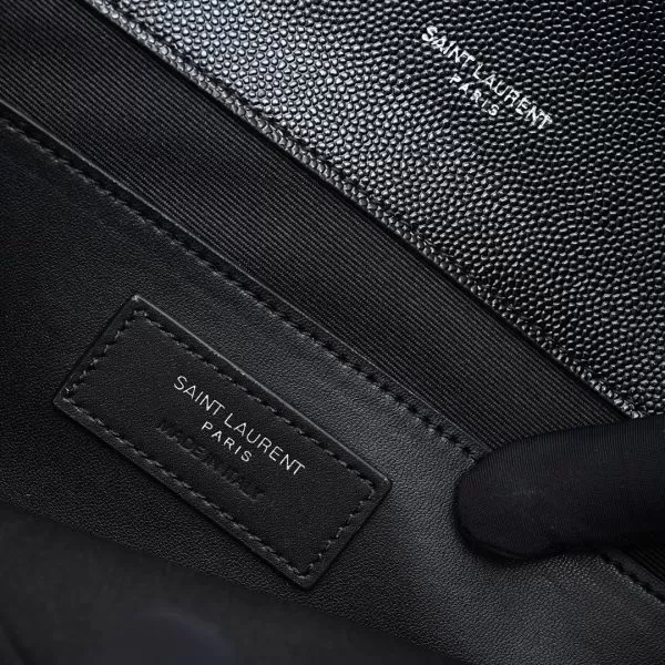 YSL ENVELOPE MEDIUM IN QUILTED GRAIN DE POUDRE EMBOSSED LEATHER - Image 8